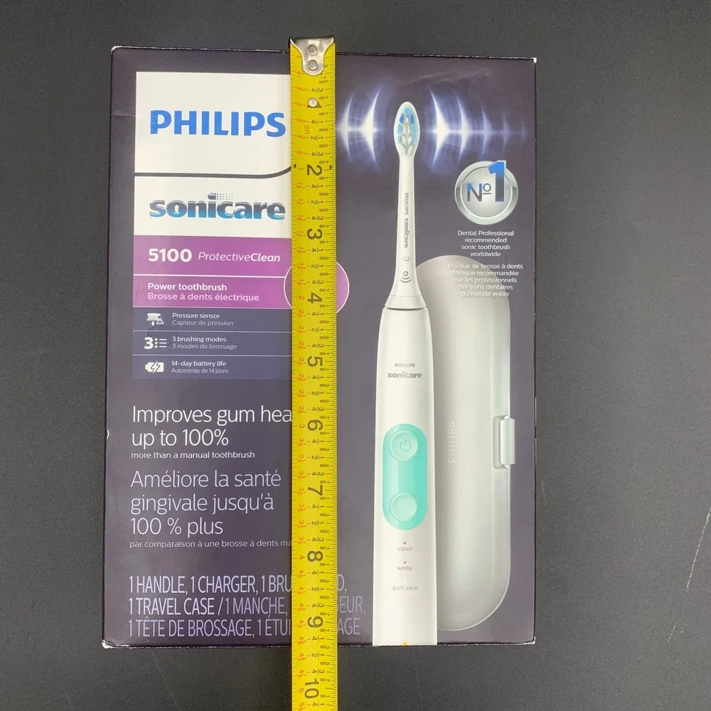 Philips Sonicare 5100 ProtectiveClean Power Toothbrush White Mint HX6857/11